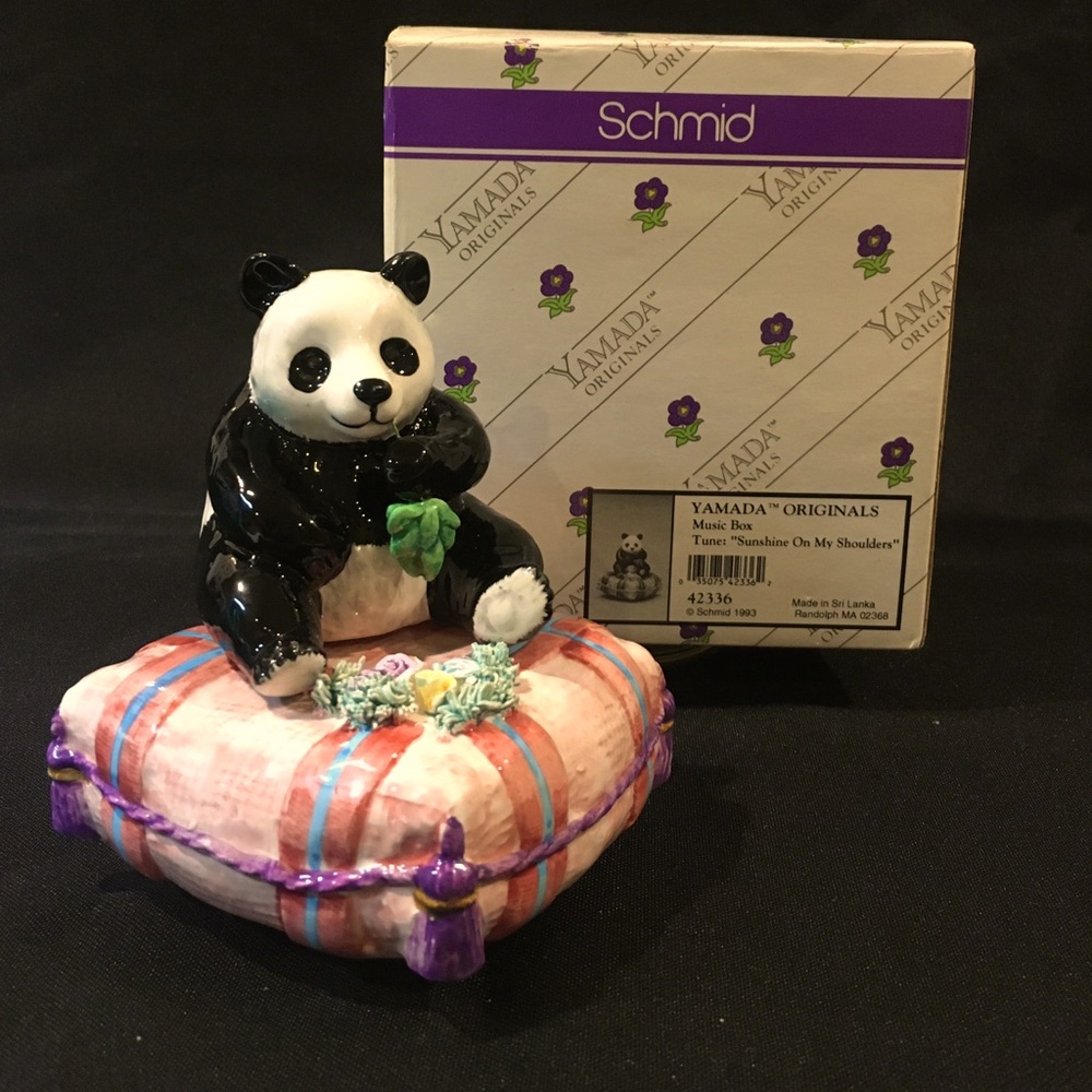 1993 Panda Music Box Schmid Yamada Originals